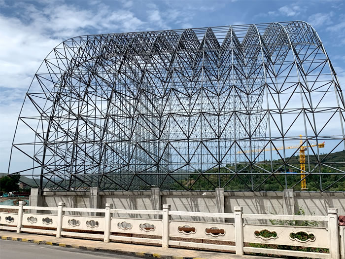 兴义山寨矿储煤棚网架